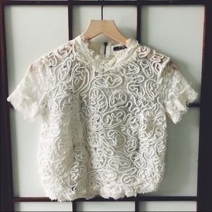 Zara lace top